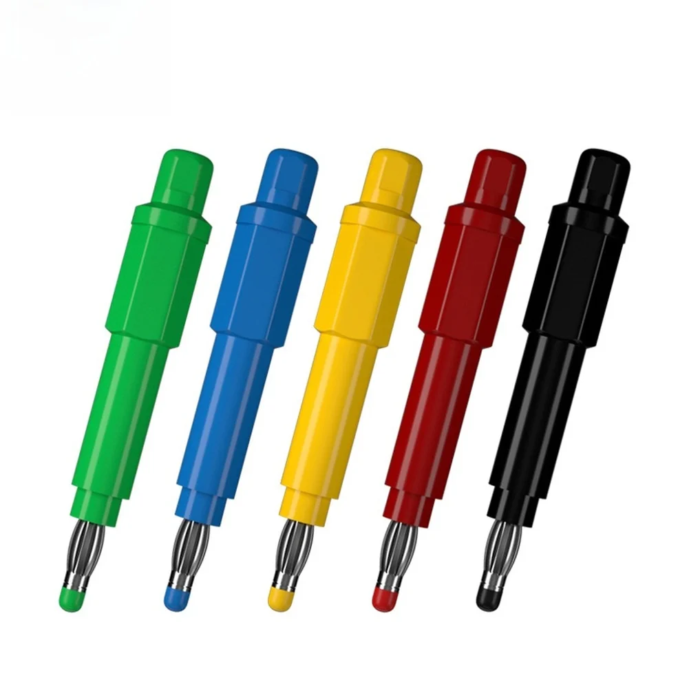 4mm Retractable Safety Banana ABS Plastic Shell Expandable Insulated Nickel Plated Copper 32A 1000V Safety Connector