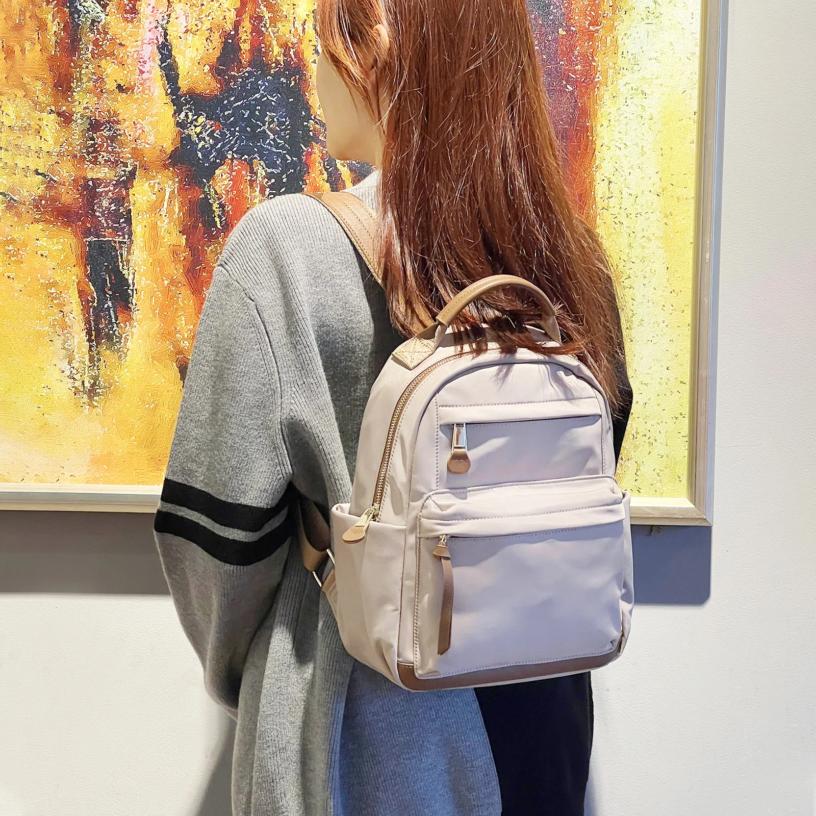 MIYA GARDEN Women's Shoulder Bags New High Quality Fashion Casual Travel Backpack Nylon Multifunctional Commuter Bags