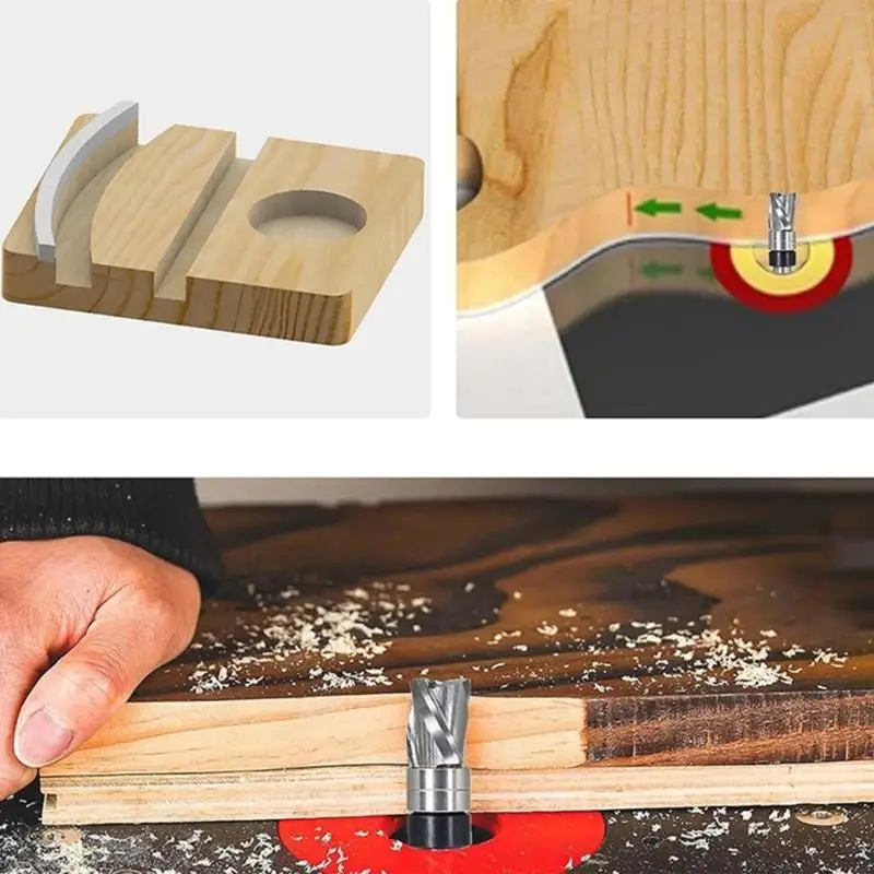 Cementite Wash Trim Access Bit Smooth Face Finish Efficient Removal Twist Drill Woodworking Tool