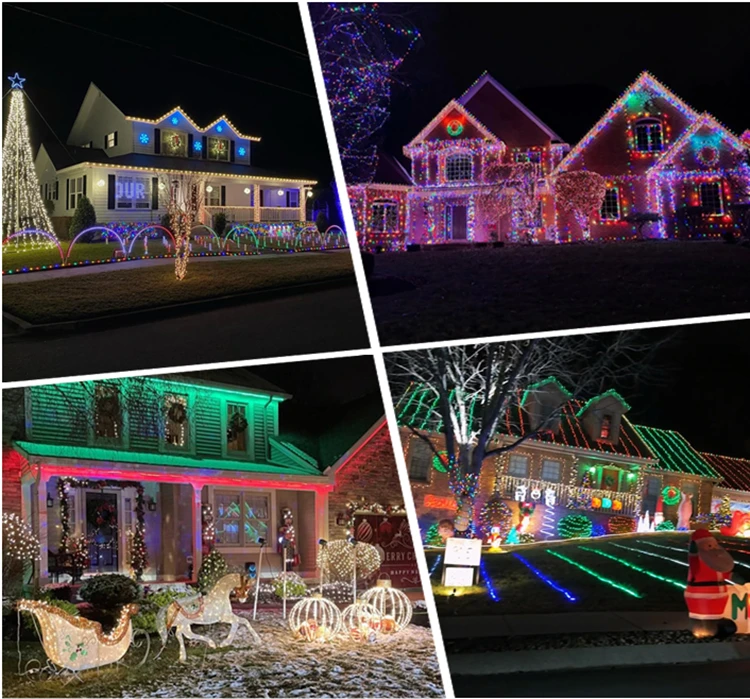 5V WS2811 WS2812 3PIN cleari Wire LED String Lights Dream Color RGBIC Addressable Individually Fairy Light Seed Pixels Light