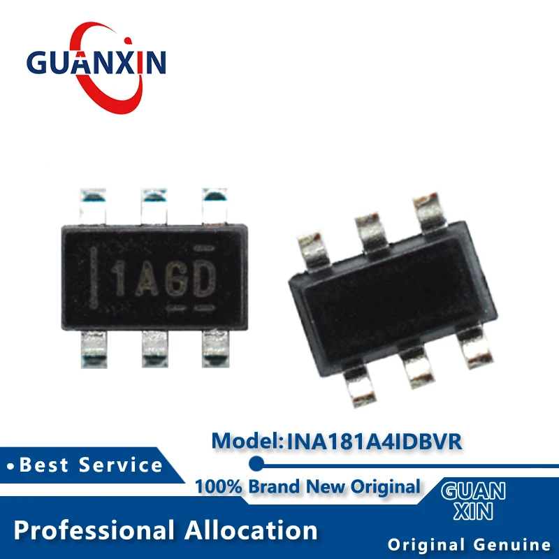 

100% New INA181A4IDBVR INA181A4IDBVT Marking 1AGD SOT23-6 INA181A4