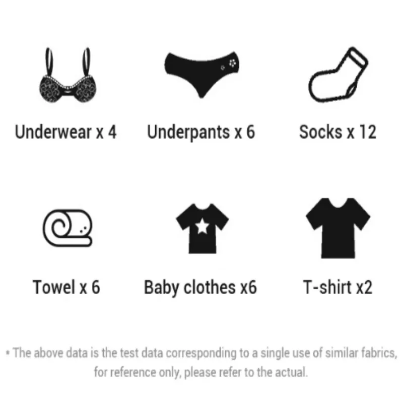 Lavadora plegable portátil de 13L con secador giratorio para calcetines, ropa interior, bragas, lavadora doméstica de gran capacidad