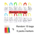 15 bags 5 markers