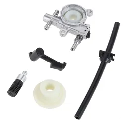 1Set Chainsaw Replacement Oil Pump Filter Pipe Hose Line worm Kit Fits for Chinese 25CC 2500 Chainsaw
