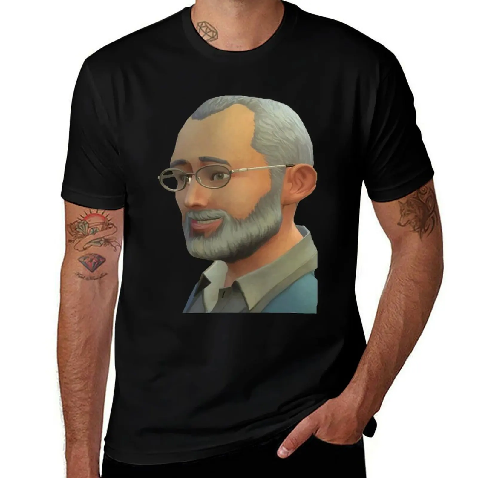 Футболка CallMeKevin - Dear Leader Jim Pickens с черным фоном, свободного кроя, большого размера, повседневная.