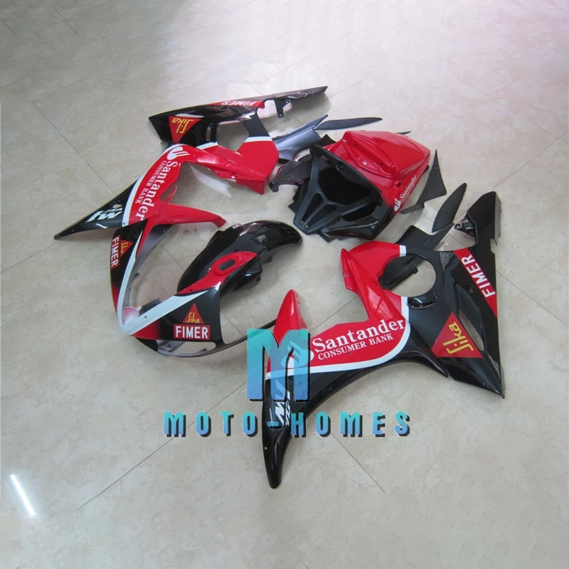 Free Customize YZFR6 03 04 05 Fairings Set for Yamaha YZF-R6 2003 2004 2005 Rebuilding Bike Motorcycle Bodywork Injection Mold