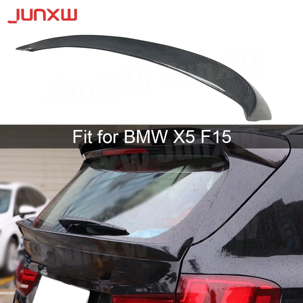 

Carbon Fiber Rear Middle Spoiler Wings For BMW X5 F15 G05 SUV 2015-2018 2019+ Rear Boot Spoiler Car Styling