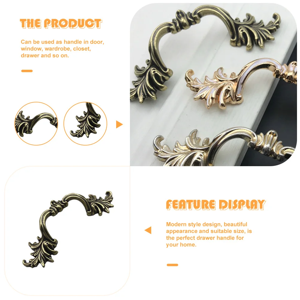 دائم سبائك الزنك مقبض درج النمط الحديث مقبض خزانة أثاث بسيط يسحب مقابض للخزانة ديكور المنزل #6