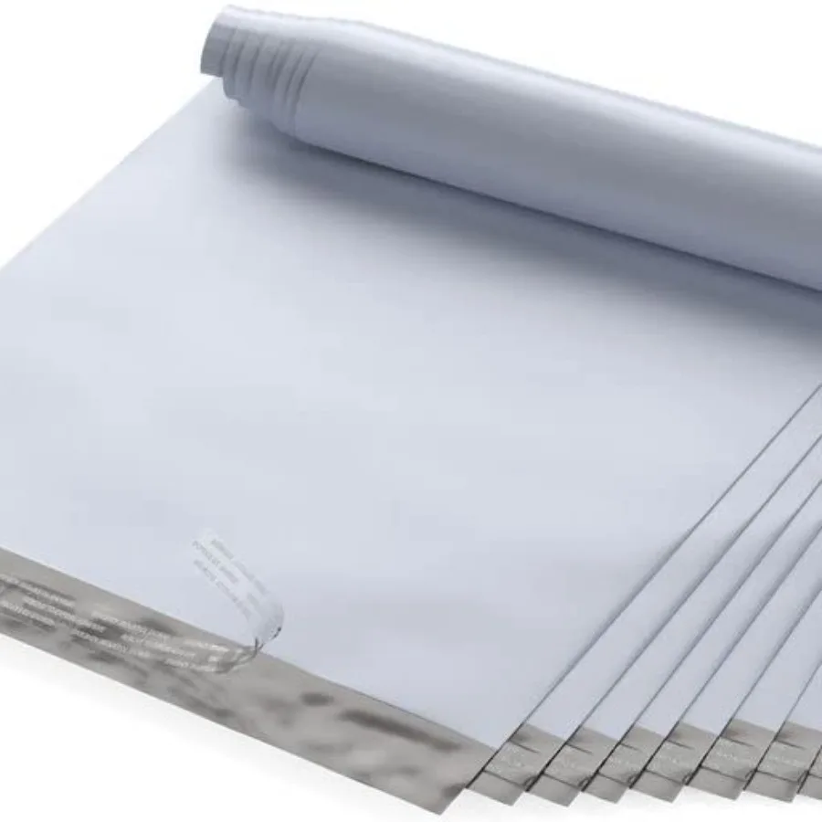 

10" X 13" Large Poly Mailers 500 Count White Polymailer Shipping Envelopes for Clothes 2 Mil Unpadded Waterproof Opaque Self-Se