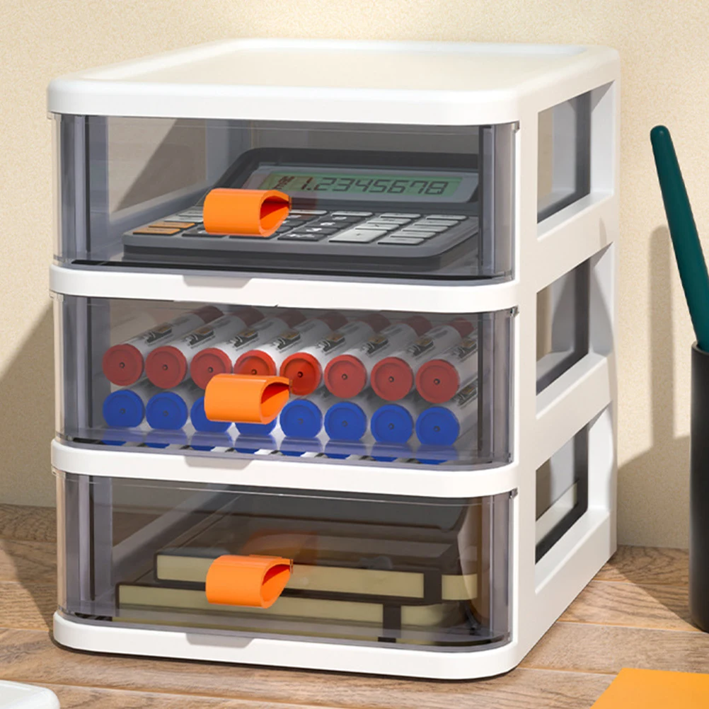 

Drawer Transparent Storage ganizer Strong PP Material Desktop Tidy Multipurpose Office Accessory Versatile
