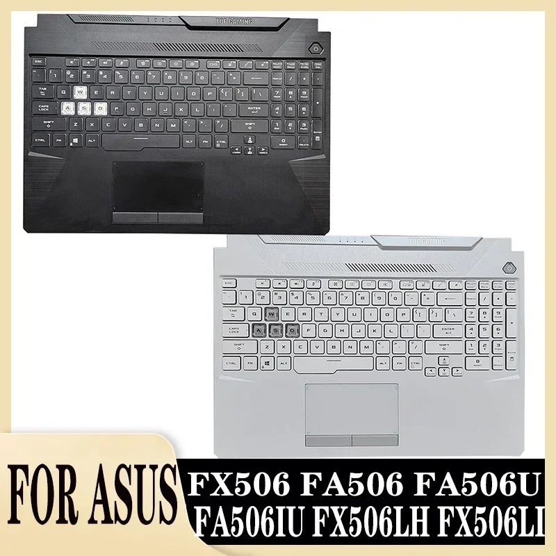 

95% New Original Laptop Palmrest Upper Cover with US Keyboard for FA506 FX506 FA506U FX506U with Or Without Air Outlet