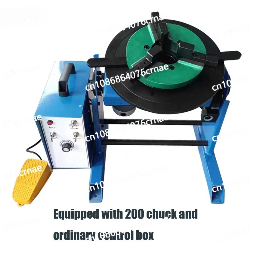 220V BWJ-30 30KG Welding Positioner with 200MM Mini Chuck with Foot Switch Welding Turntable