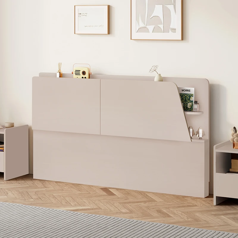 ألواح رأس خشبية بسيطة كينج فاخرة بجدار واحد لوح أمامي للسرير مريح مبطن Cabeceros De Cama De Madera أثاث غرفة النوم