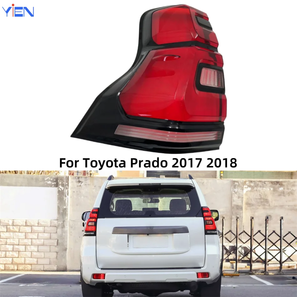 For Toyota Prado 2017 2018 Interior Spare Parts Replacement Car Lights Shell Rear Position Light Car Rear Taillight Shell