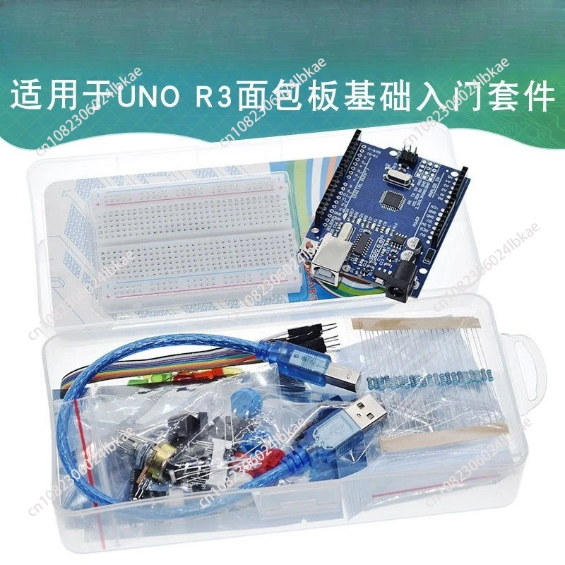 kit-inicial-basico-forr3-compativel-com-kit-fabricante-arduino-kit-diy-de-placa-de-ensaio