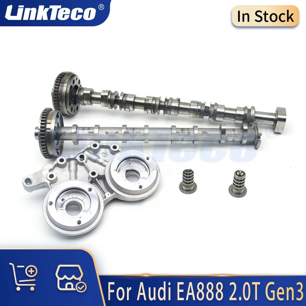 

Комплект распределительного вала впускного и выхлопного двигателя подходит для 1.8 2.0 L T CHH с ЧПУ для VW Golf Jetta Beetle Audi A3 A4 Q5 EA888 Gen3 2.0T 06L109021H