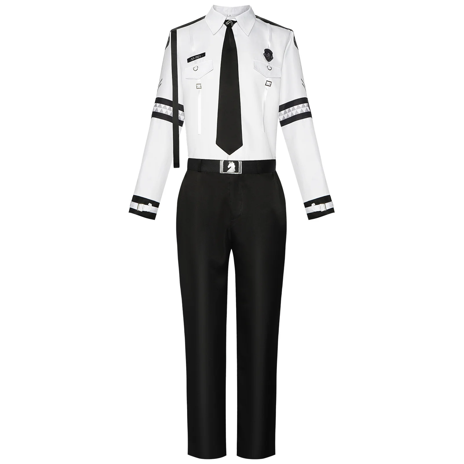 

Love And Deepspace Costume Set Cartoon Game Character Xavier Figure Riot Police Uniform Suits Halloween Christmas Props Clothes