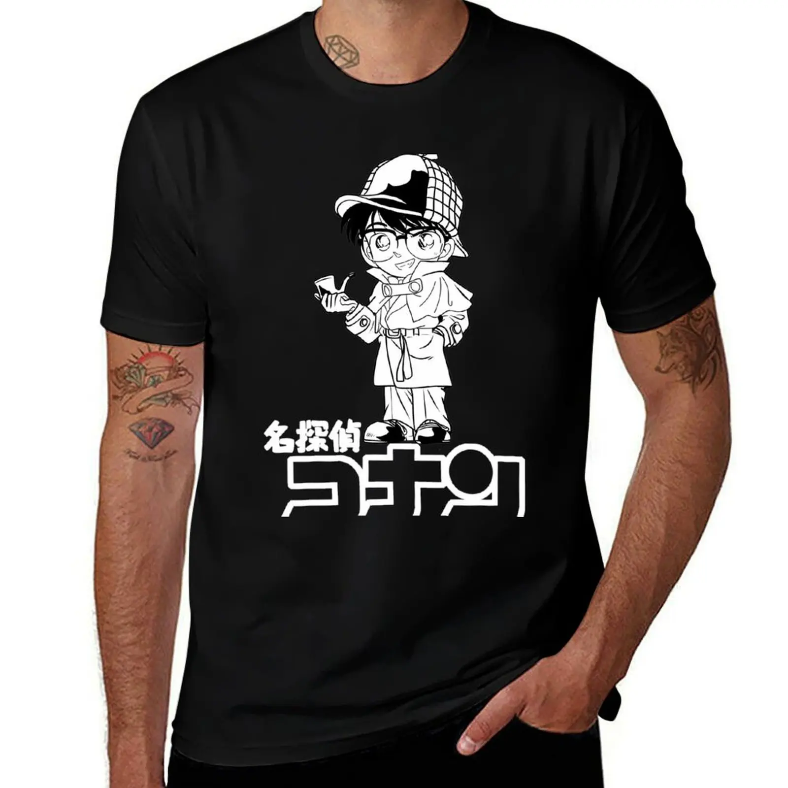 DETECTIVE CONAN T-Shirt summer 2025 summer tops custom t-shirts Men's t shirts