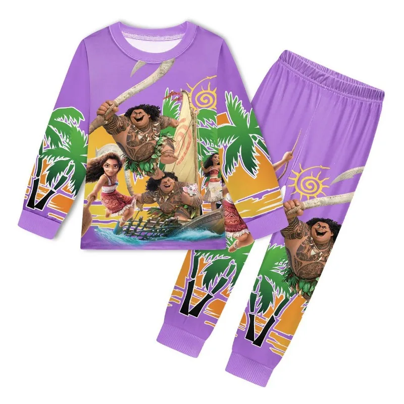 حار موانا منامة ماوي ملابس الطفل Vaiana تأثيري الشتاء الطفل بوتيك ملابس الأطفال زي طفل الفتيان ملابس خاصة 3-10Y