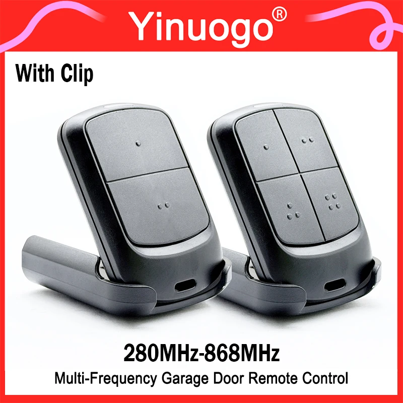 YNG800 مع كليب متعدد التردد باب المرآب ناسخ ريموت كنترول 433 ميجا هرتز بوابة التحكم عن بعد فتحت باب المرآب الارسال