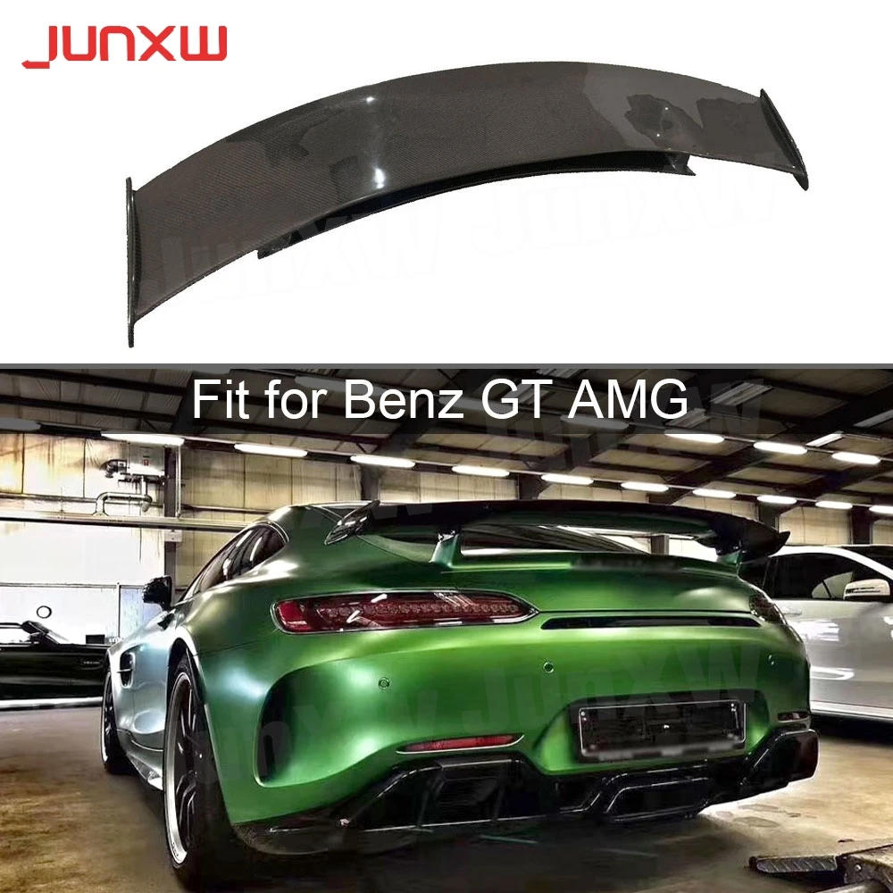 

Carbon Fiber Rear Spoiler Trunk Wings Fit For Mercedes Benz AMG GT AMG GTS AMG GTR Coupe 2-Door Car Styling 2015-2019 Bumper