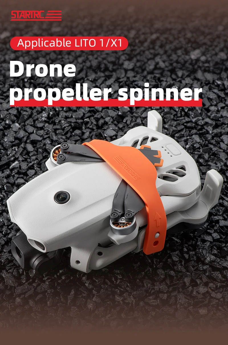 Propellerhalter für DJI Lito 1 X1 Propellerstabilisator, fester Schutz für Propellerblätter, Schutzgurt für LITO Drohnenzubehör. – Detail 1