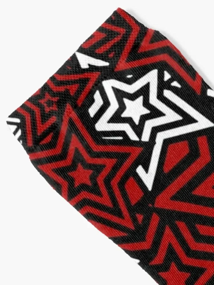 Persona 5 Royal Phantom Thief Star Mask Pattern Socks hockey Men's Stockings compression Boy Child Socks Women's