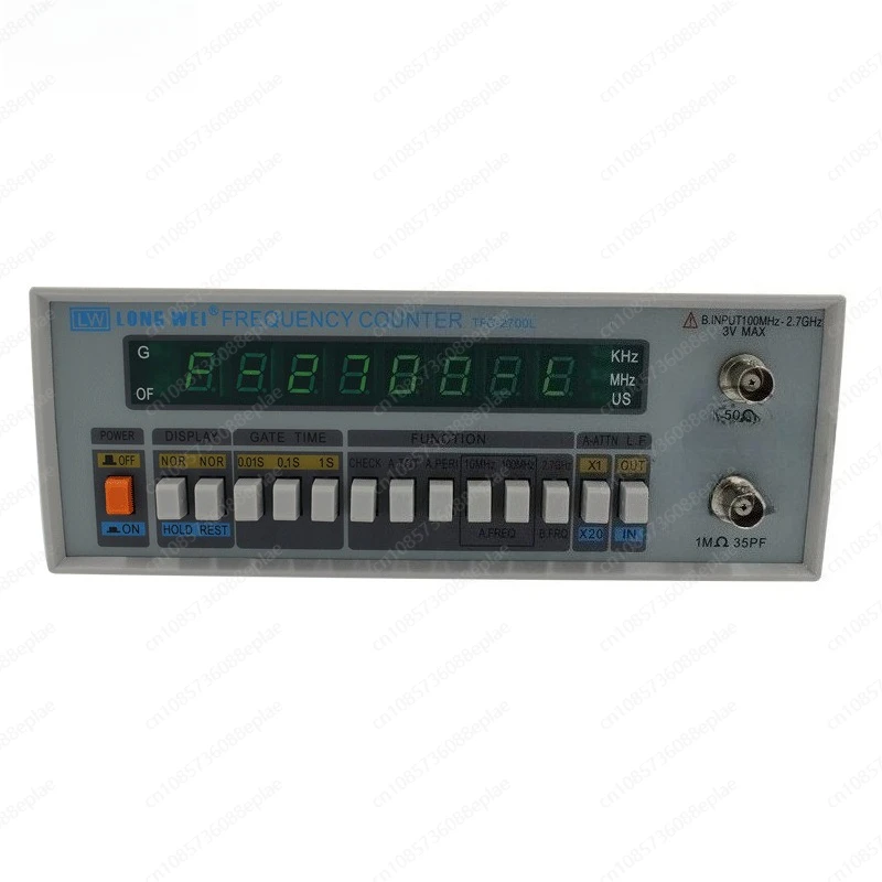 TFC-1000L Universal Frequency Counter, 1GHz/2.7GHz Multi-Function Precision Meter for RF Lab and Communication