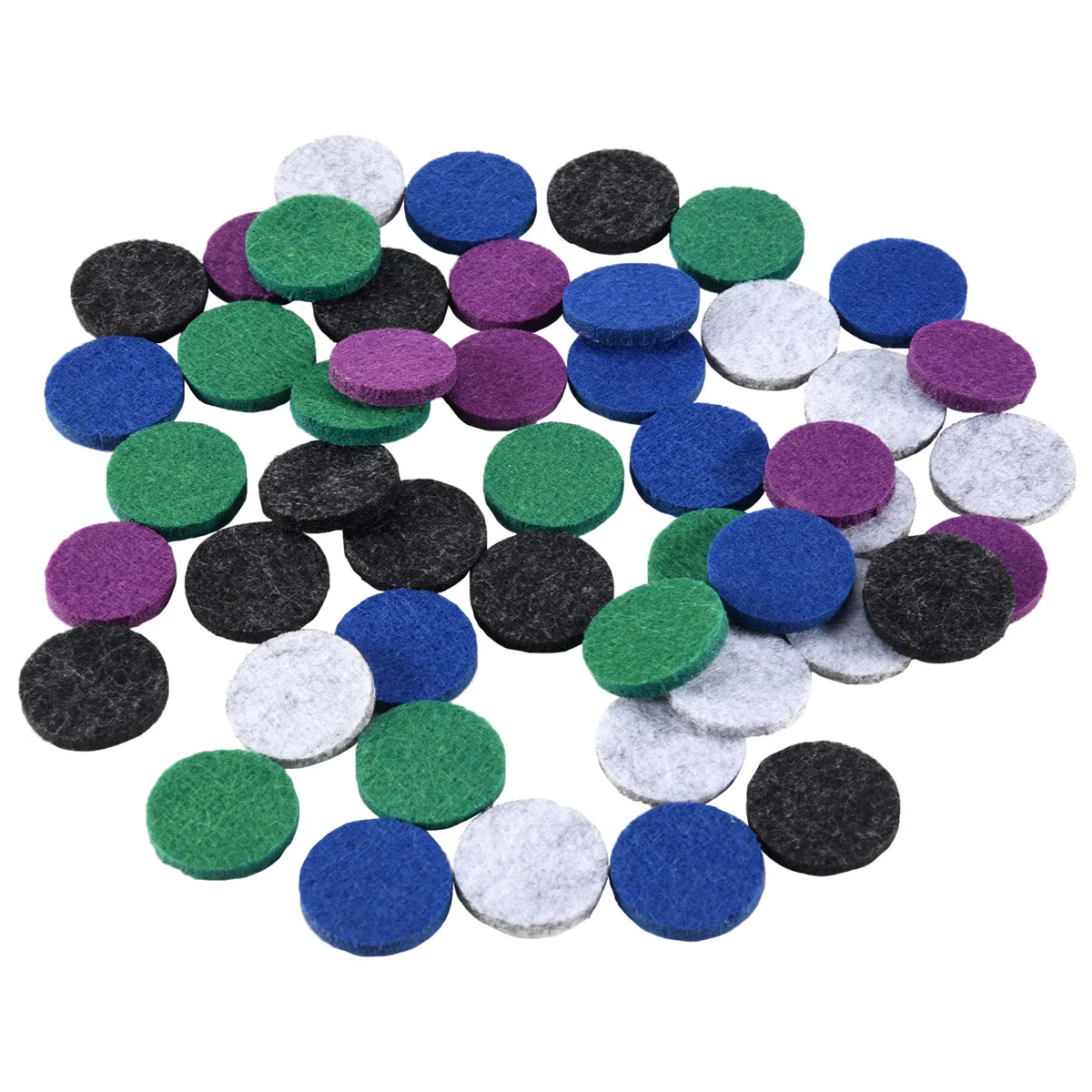 Washable Refill Pads Felt Pads Diameter 22mm for Car Essential oil diffuser locket [48 Pcs]