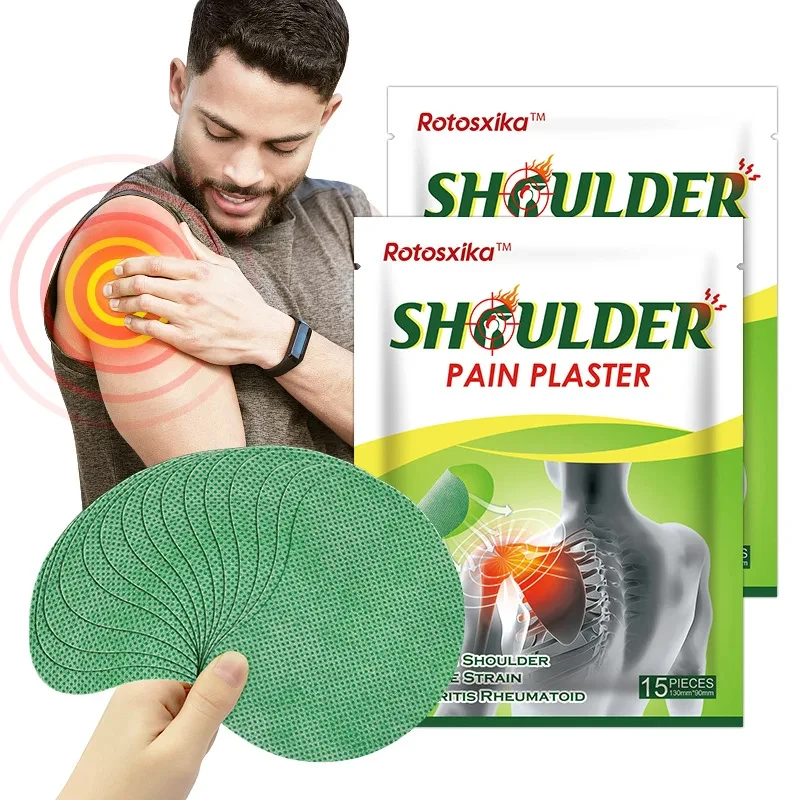 15/30pcs Medical Wormwood Shoulder Neck Patch Muscle Strain Arthritis Sticker Cervical Joint Medical Plaste Relieve Deltoid Pads