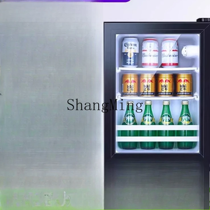 

SM new multi-functional small refrigerator hotel refrigerator transparent door silent refrigerator