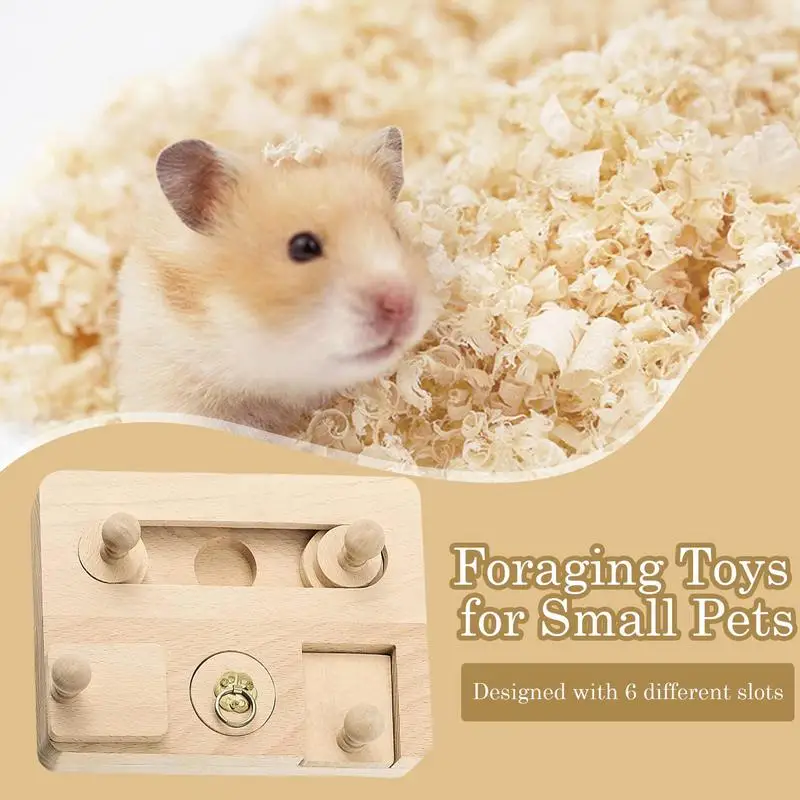 

Foraging Toys For Small Pets Small Pets Enrichment Snuffle Logic Game Mental Stimulation Feeder Training Puzzle For Bunny