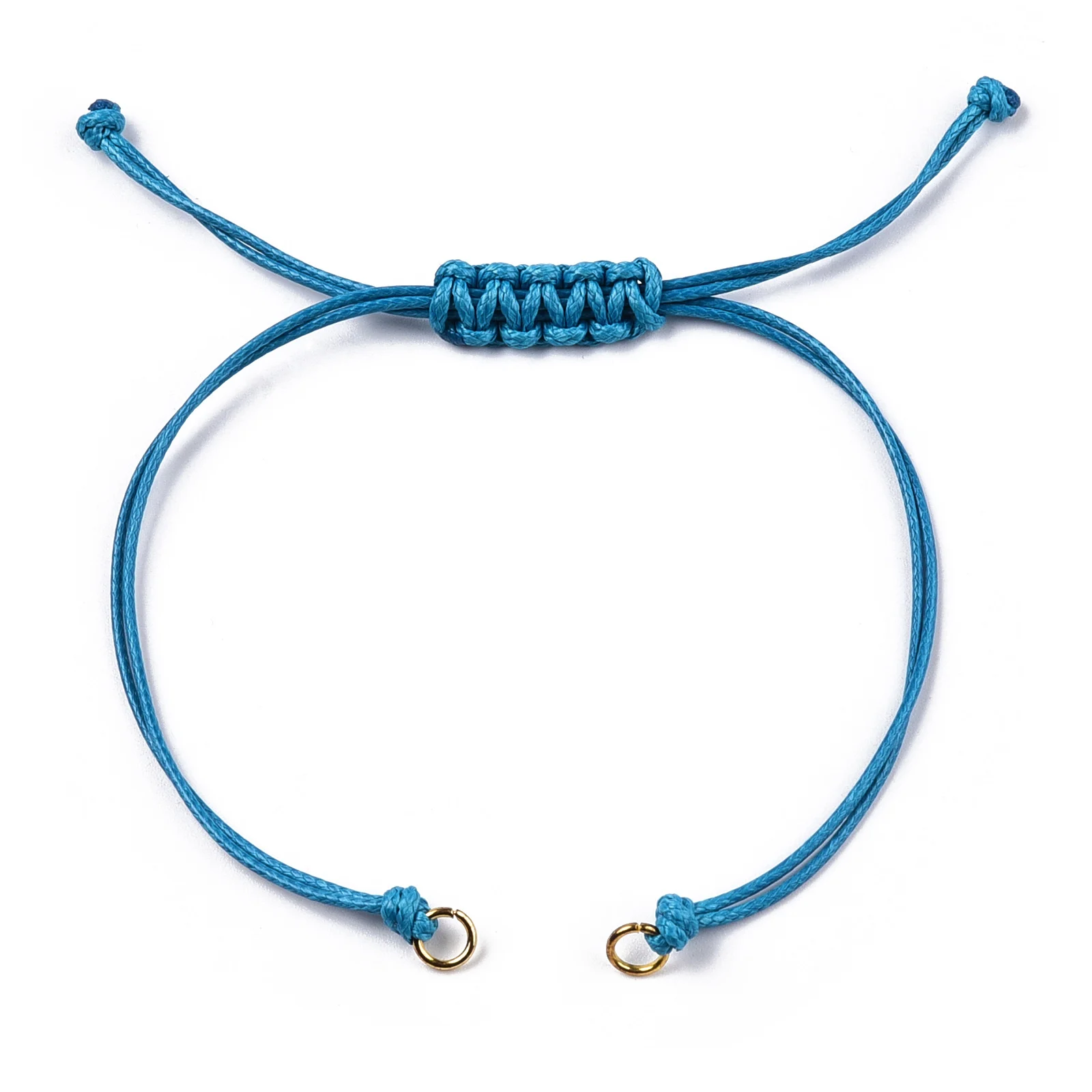 100Pcs Korean Waxed Polyester Cord Braided Bracelets Adjustable Rope String Woven Bracelet for DIY Jewelry Gift Accessories