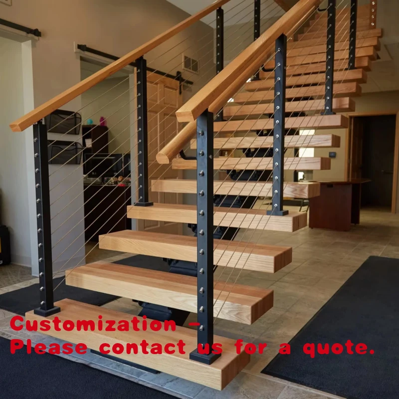 custom.Prima  Straight Stairs With Marble Tread and Frameless Glass Railing with Base Plate Floating Marble Staircase