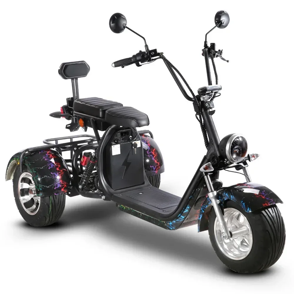 Hot Selling Citycoco Unisex Electric Scooters with 20ah Battery & Bluetooth Digital Sensor Technology High Quality Wholesale fac