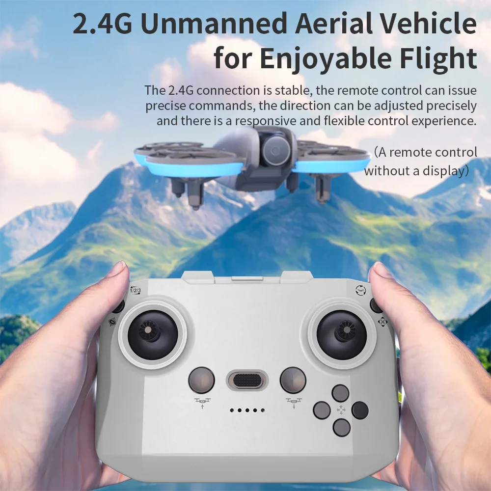 Nieuwe E69 Mini Optische Stroom 6K Drone Dubbele Camera's Met Schermbediening Obstakel vermijden Antenne Borstelloze Quadcopter Speelgoed