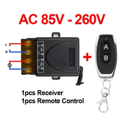 DC 12V 24V Wireless Remote Controller Switch AC 220V 110V MAX 30A Universal Relay Receiver Module Wide Voltage 433Mhz EV1527