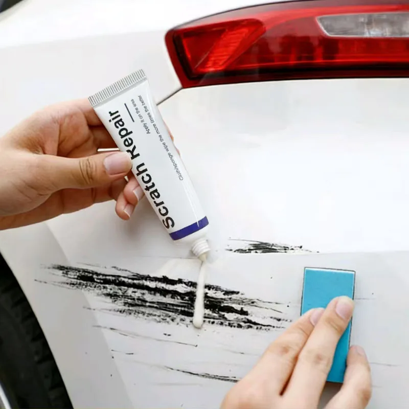 Scratch Repair Wax Polishing Grinding Compound With Sponge Remove Car Scratches Auto Body Paint Care Set Anti Scratch Wax