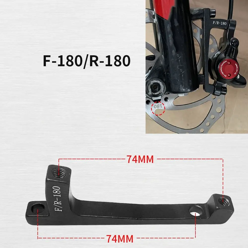 Black Disc Brake Mount Adapter Ultralight Bicycle Accessories PM/IS Converter Rotor Mountain Bike a/B Pillar Exchange Bracket