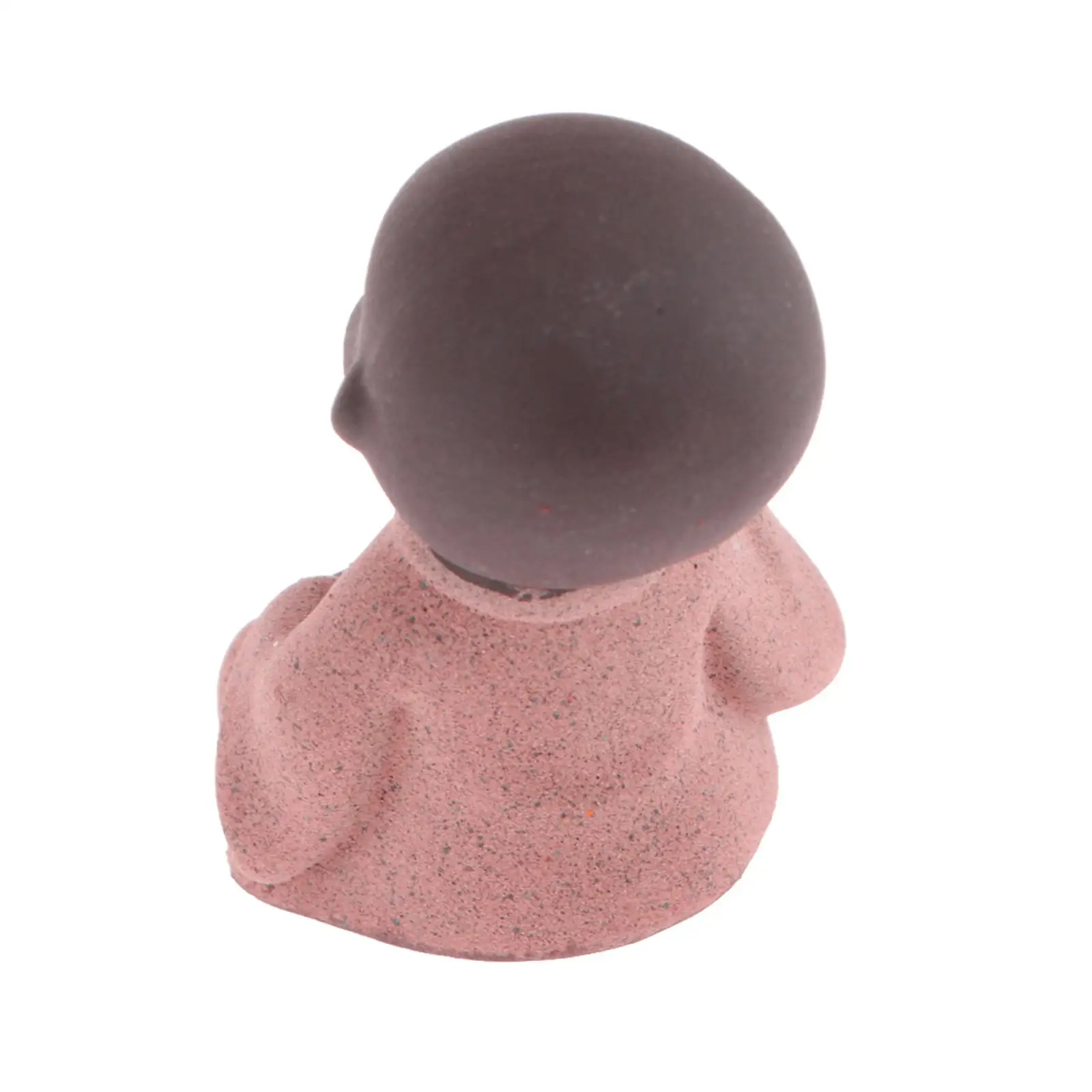 Ceramic Buddha Statue Small Monk Figurine Buddhist Supplies for Bedroom Tabletop Interior Decoration Ornaments
