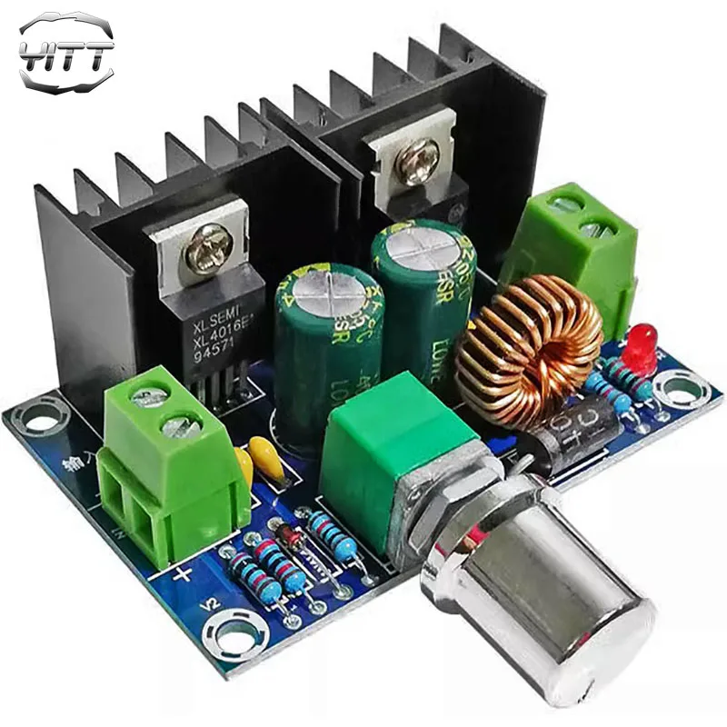 Step-down power module XL4016E1 high-power adjustable voltage DC voltage regulator board 8A with voltage stabilization