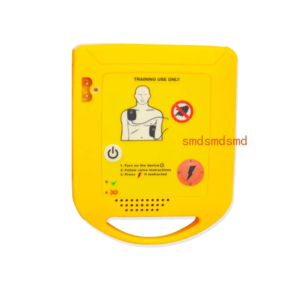 

Mini AED Trainer English Voice Prompt Defibrillator Universal Trainer For Cpr School Student First Aid Training