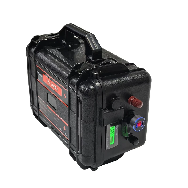 Waterproof 12V Lithium Battery for Trolling Motor Fishing Inflatable Boat Camping EV - 60Ah 80Ah 100Ah 150Ah 200Ah Options Avail