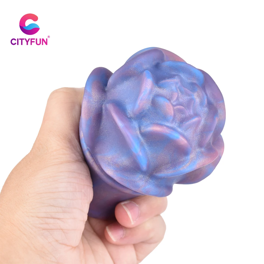 CITYFUN-Mini Flower Grinder Sex Toys para Mulheres, Ponto G Feminino, Estimulação do Mamilo, Silicone Suave, Preliminares, Casais, Ferramenta Sexy, Sexshop