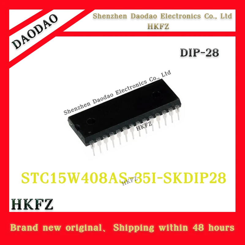 

STC15W408AS-35I-SKDIP28 15W408AS-35I-SKDIP28 Enhanced 1T 8051MCU microcontroller chip IC new original
