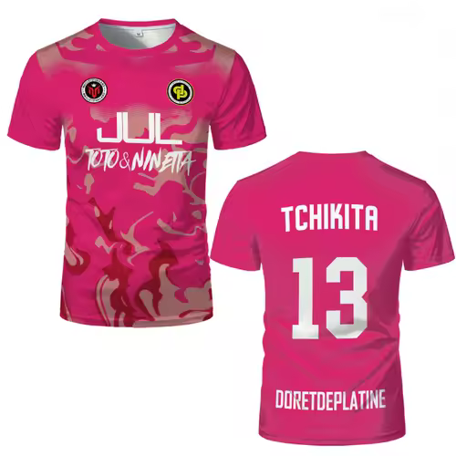 New Summer Maillot JUL Jersey Tchikita Youth Breathable Quick Dry Training Football T-shirt Men and Women Fashion Sports Tees - Image 5