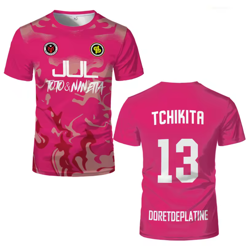 New Summer Maillot JUL Jersey Tchikita Youth Breathable Quick Dry Training Football T-shirt Men and Women Fashion Sports Tees - Image 5