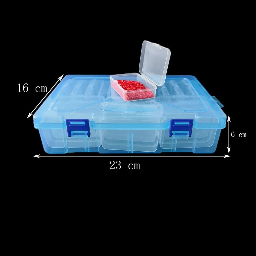 

Plastic Storage Box Diamond Painting Art Painting Storage Tools Accessories Cross Stitch Kit DIY Handmade Beads Storage