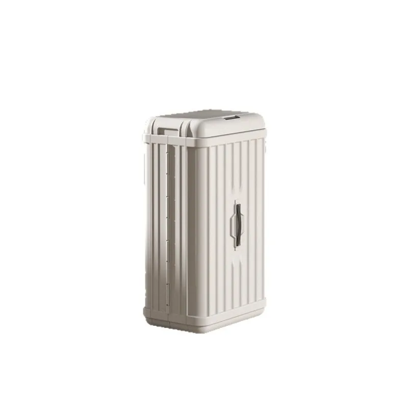 Office outdoor large-capacity automatic intelligent induction trash can paper basket