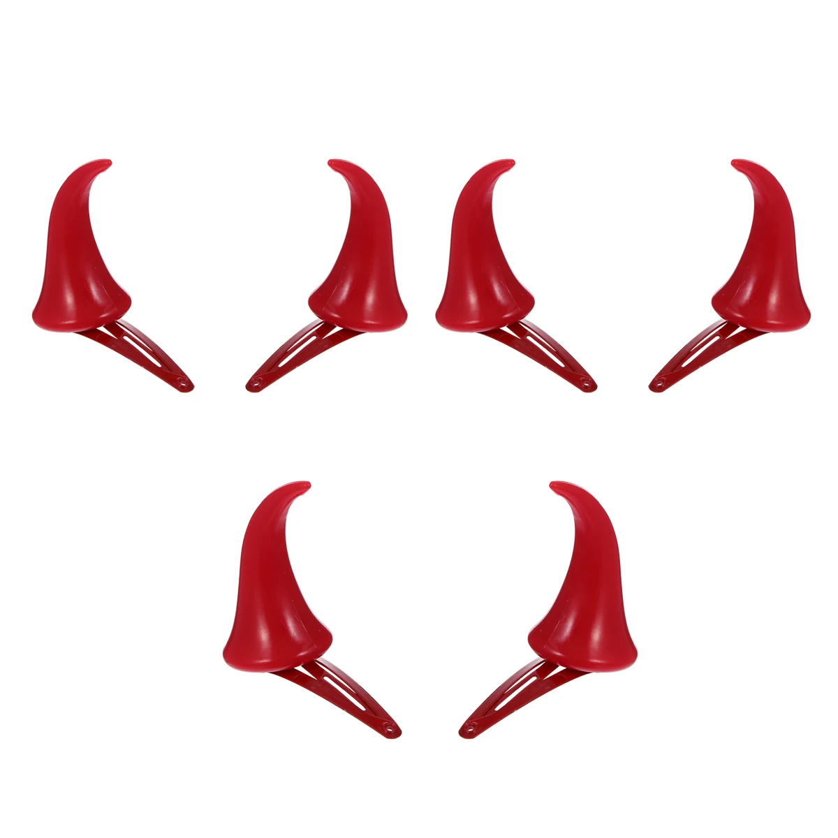 

3 Pairs Horn Hairpin Accessories Clips for Women Demon Horns Halloween Barrettes Costume Cosplay Decorations Styling